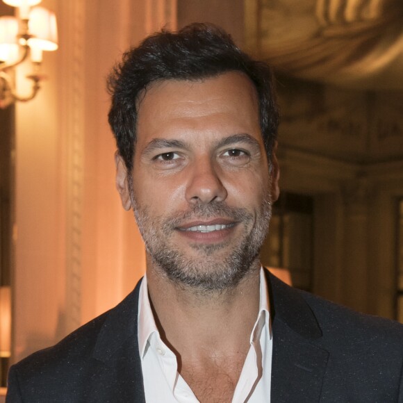 Exclusif - Laurent Lafitte lors de la soirée de remise du 10e prix Meurice pour l'art contemporain à l'hôtel Meurice à Paris le 9 octobre 2017. © Jean Picon via Bestimage