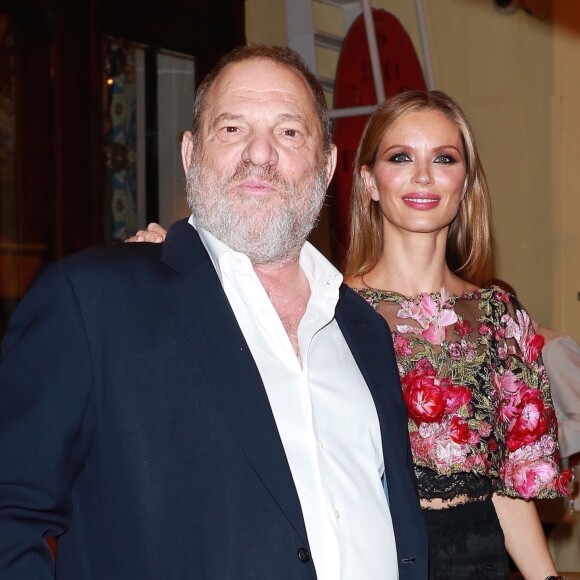 Harvey Weinstein et sa femme Georgina Chapman sont allés diner au Socialista à New York, le 23 septembre 2017