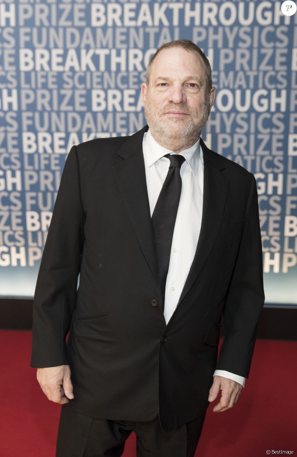 Harvey Weinstein lors du ''2017 Breakthrough Prize'' à Mountain View