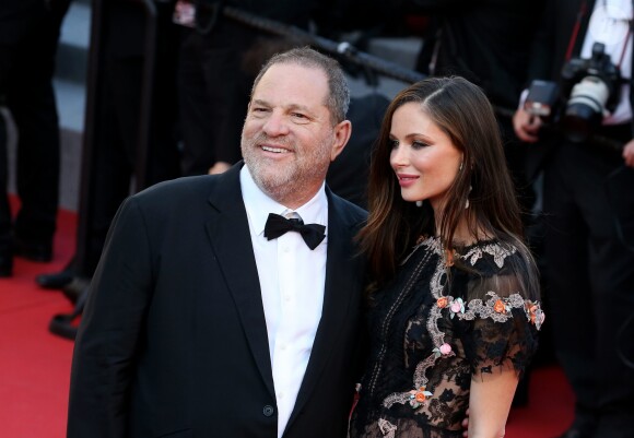 Harvey Weinstein et sa femme Georgina Chapman - Montée des marches du film "The Little Prince" (Le Petit Prince) lors du 68e Festival International du Film de Cannes, à Cannes le 22 mai 2015.
