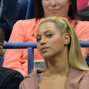 Beyoncé et son mari Jay-Z pendant l'US Open 2016 au USTA Billie Jean King National Tennis Center à Flushing Meadow, New York, le 1er Septembre 2016.