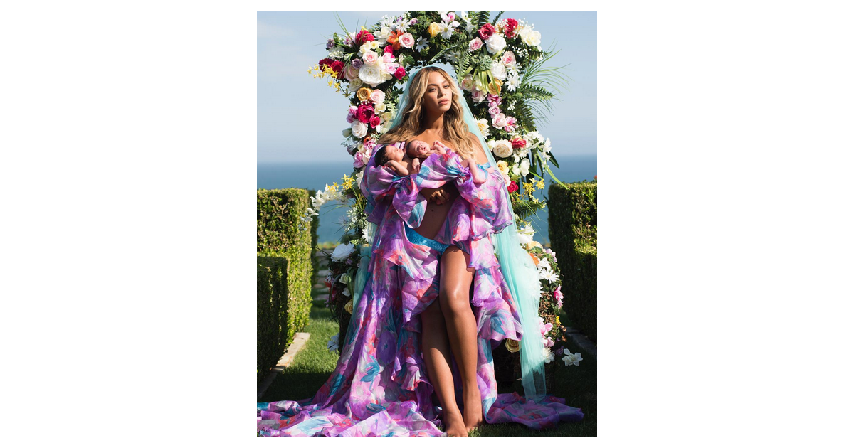 Beyoncé et ses enfants Sir et Rumi Carter. MaiJuillet 2017. Purepeople