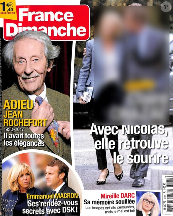 Couverture du magazine "France Dimanche", en kiosques le 13 octobre 2017.