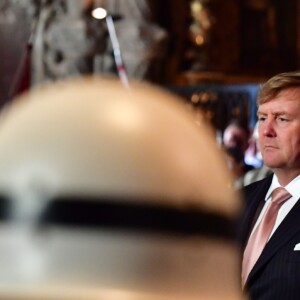 Le roi Willem-Alexander et la reine Maxima des Pays-Bas lors d'une visite d'état officielle à Lisbonne au Portugal, cérémonie de bienvenue avec le président portugais Marcelo Rebelo de Sousa et visite du monastère "dos Jerónimos" à Lisbonne le 10 octobre 2017.10/10/2017 - Lisbonne