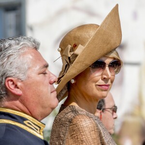 Le roi Willem-Alexander et la reine Maxima des Pays-Bas lors d'une visite d'état à Lisbonne au Portugal reçus par Eduardo Ferro Rodrigues, président de l'assemblée de la république portugaise à Lisbonne le 9 octobre 2017.10/10/2017 - Lisbonne