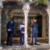 La reine Maxima des Pays-Bas et le roi Willem Alexander visitent Palais national de Sintra lors de leur voyage au Portugal le 12 octobre 2017. 12/10/2017 - Sintra