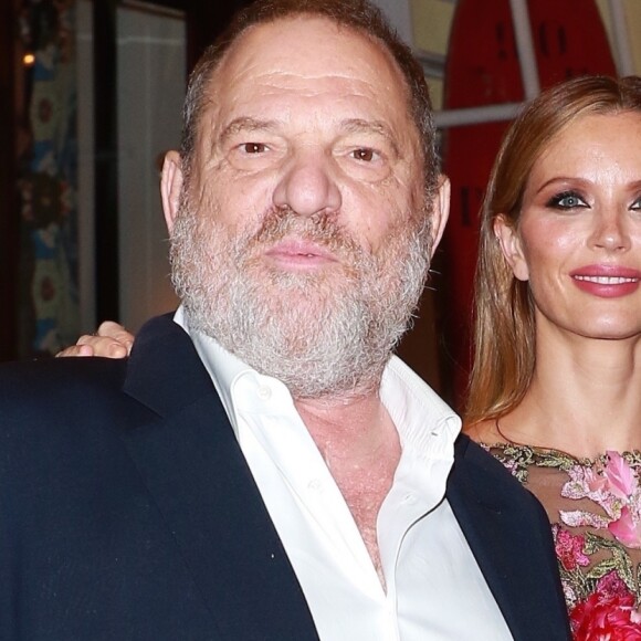 Harvey Weinstein et sa femme Georgina Chapman à New York, le 23 septembre 2017