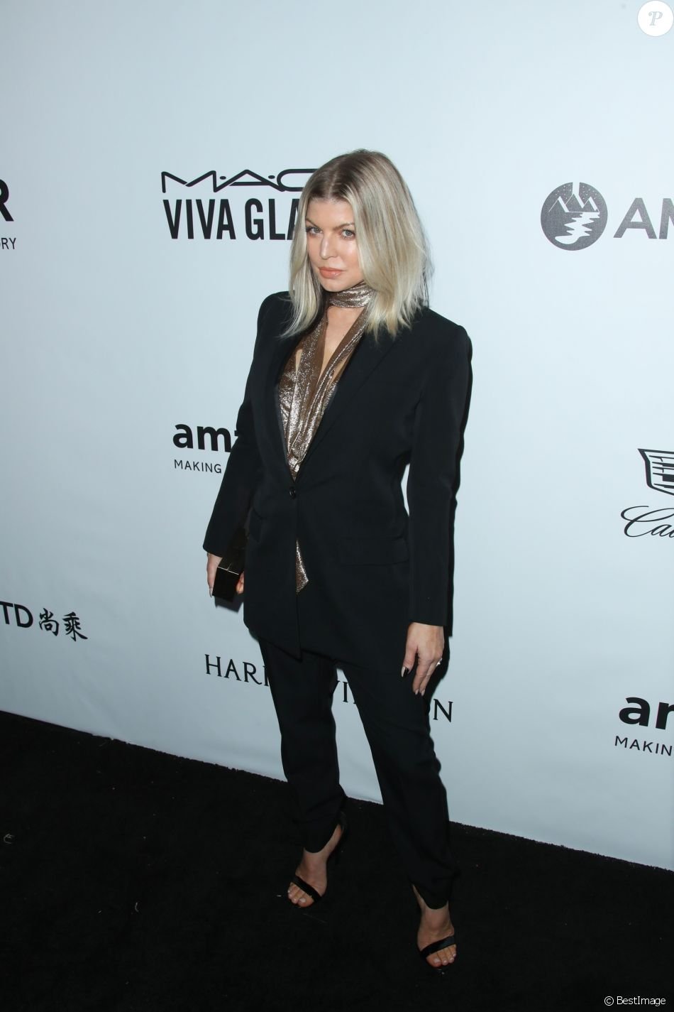 Fergie - amfAR Gala Los Angeles à la Green Acres Estate. Beverly Hills