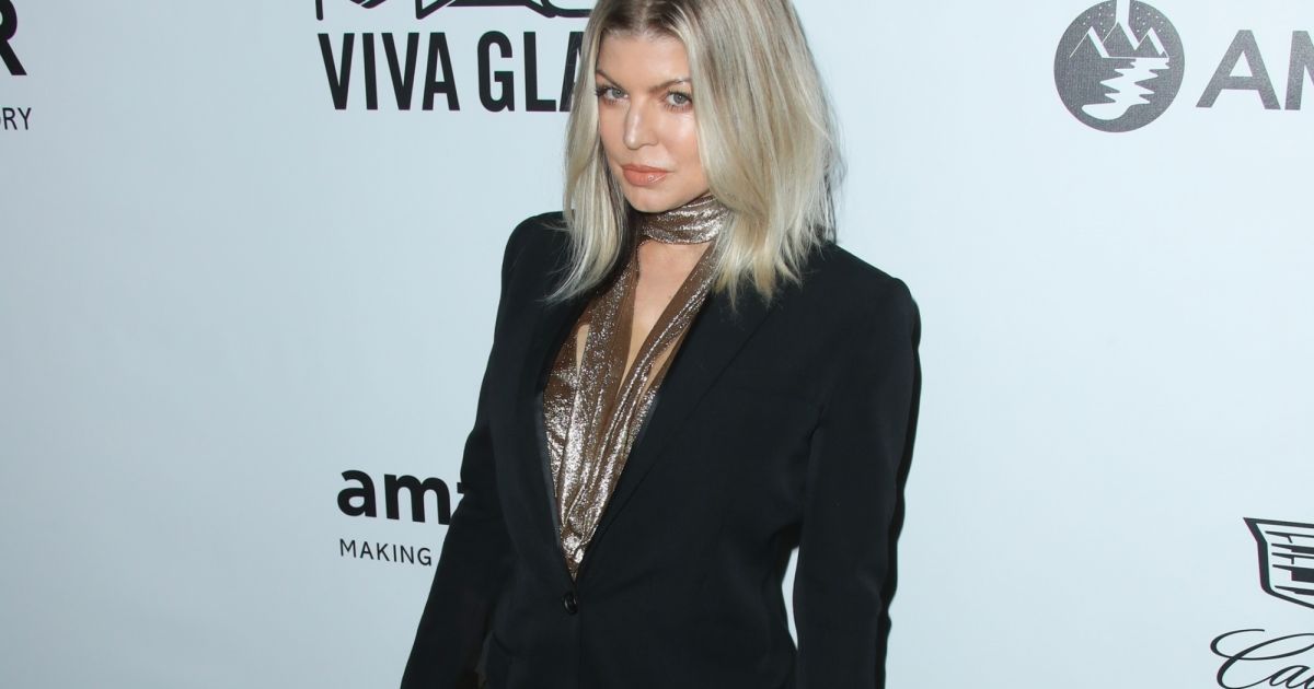 Fergie - amfAR Gala Los Angeles à la Green Acres Estate. Beverly Hills