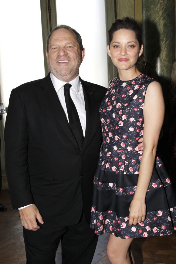 Harvey Weinstein, Marion Cotillard - Défilé Dior à Paris en 2013