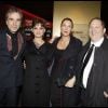 Daniel Day-Lewis, Harvey Weinstein, Marion Cotillard - Avant-première du film Nine à Paris en 2010
