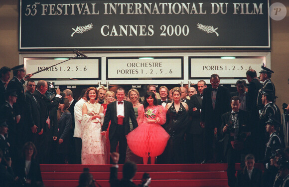 L'équipe de Dancer in the Dark à Cannes en 2000.