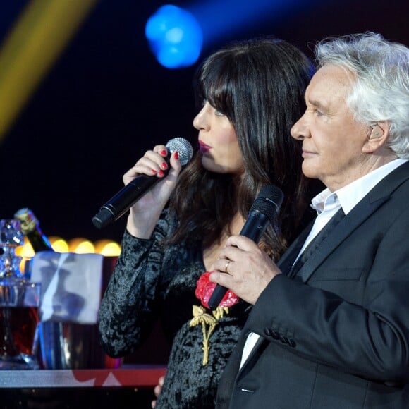 Exclusif - Nolwenn Leroy et Michel Sardou - Enregistrement de l'émission "Dernier Show" de Michel Sardou, qui sera diffusée le 21 octobre en prime time sur France 2, depuis le Palais des Sports à Paris, le 12 septembre 2017.  © Pierre Perusseau / Bestimage