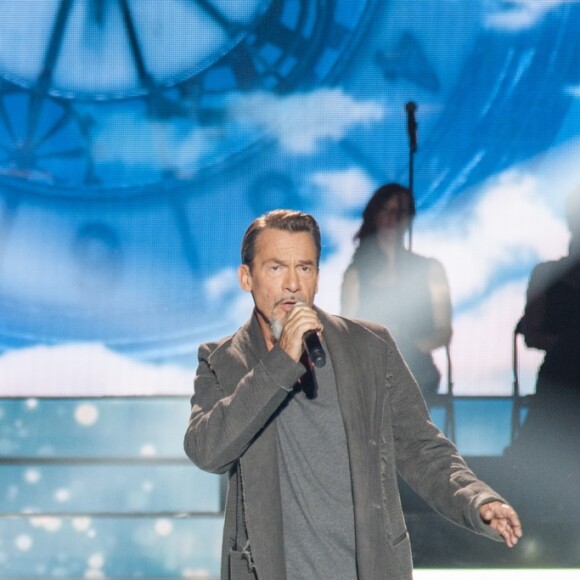 Exclusif - Florent Pagny - Enregistrement de l'émission "Dernier Show" de Michel Sardou, qui sera diffusée le 21 octobre en prime time sur France 2, depuis le Palais des Sports à Paris, le 12 septembre 2017. © Pierre Perusseau / Bestimage