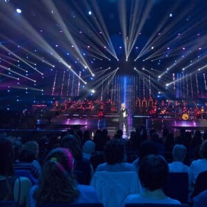 Exclusif - Michel Sardou - Enregistrement de l'émission "Dernier Show" de Michel Sardou, qui sera diffusée le 21 octobre en prime time sur France 2, depuis le Palais des Sports à Paris, le 12 septembre 2017.  © Pierre Perusseau / Bestimage