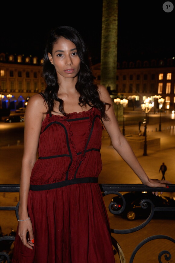 Exclusif - Hajiba Fahmy - 4ème soirée "For The Women We Love" dédiée à la recherche sur le cancer du sein à l'hôtel d'Evreux à Paris, le mardi 17 octobre 2017. © Rachid Bellak/Bestimage