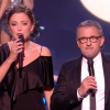 Sandrine Quétier et Christophe Dechavane lors du second prime de "Danse avec les stars 8" (TF1), samedi 21 octobre 2017.