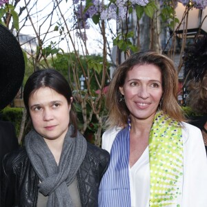 Amélie Nothomb, Carole Chrétiennot et Emmanuelle de Boysson - Prix de la Closerie des Lilas 2016 à Paris, le 12 avril 2016. © Olivier Borde/Bestimage
