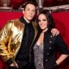 Exclusif - Grégoire Lyonnet et sa femme Alizée - Backstage de l'émission "Tous au Moulin Rouge pour le sidaction" au Moulin Rouge à Paris le 20 mars 2017. © Cyril Moreau - Dominique Jacovides / Bestimage