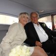  Michael Winner et sa femme Geraldine (Lynton-Edwards) lors de leur mariage, le 19 septembre 2011 à Londres. 
