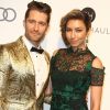 Matthew Morrison et sa femme Renee Puente - People à la soirée Elton John AIDS foundation 2016 à West Hollywood le 26 février 2017.
