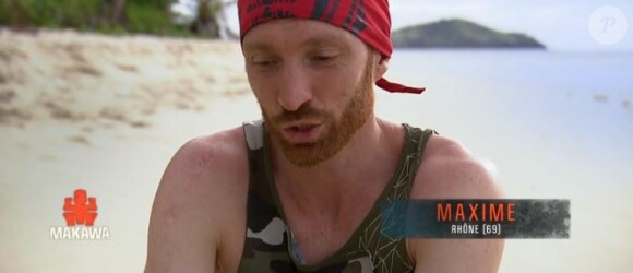Maxime dans "Koh-Lanta Fidji", sur TF1 le 8 septembre 2017.