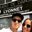  Alizée et Grégoire Lyonnet en plein travaux pour l'ouverture de leur studio de danse à Ajaccio prévue le 1er octobre 2017. 