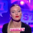 Shirley lors de la quotidienne de "Secret Story 11" (NT1), mercredi 25 octobre 2017.