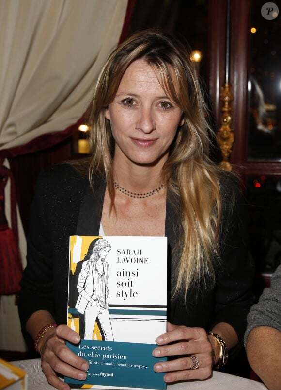 Sarah Lavoine - Le 38ème cocktail des écrivains dans les salons du Fouquet's à Paris, le 26 novembre 2015. © Marc Ausset-Lacroix