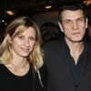 Semi Exclusif - Marc Lavoine avec sa femme Sarah - Le chanteur Marc Lavoine inaugure sa statue de cire au Musée Grévin à Paris le 1er février 2016. © Denis Guignebourg/Bestimage