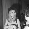 Catherine Deneuve lors d'une soirée à Paris en 1968