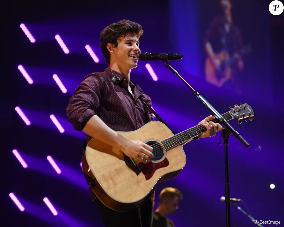 Shawn Mendes en concert à l'AmericanAirlines Arena à Miami. Le 26