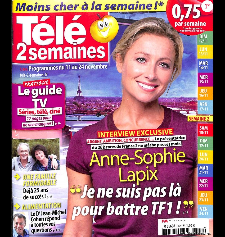 Programme Télé Du Lundi 6 Juin 2022 Magazine Télé 2 Semaines, en kiosques à partir de lundi 6 novembre 2017