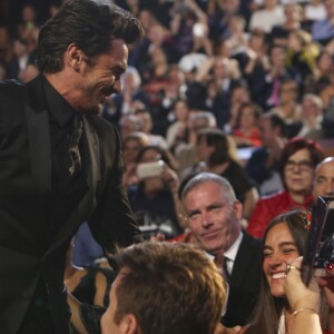 James Franco et sa petite amie Isabel Pakzad à la 65e édition du Festival international du film de Saint-Sébastien, le 30 septembre 2017. L'acteur avait reçu la Coquille d'or pour sa performance dans le film "The Disaster Artist".