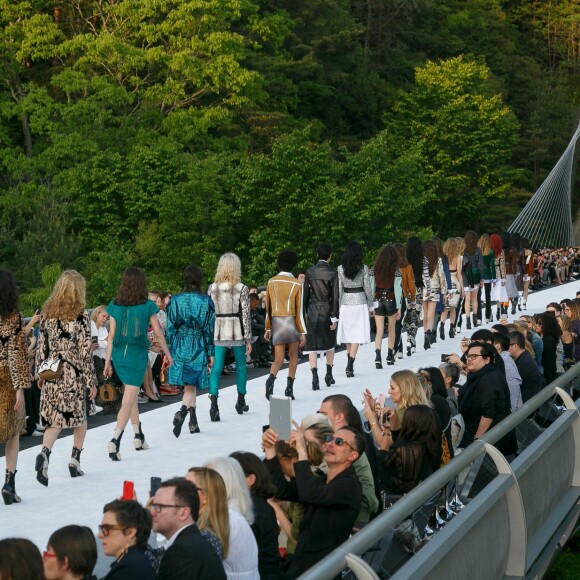 Défilé Louis Vuitton, collection croisière 2018 au musée Miho au sud de Kyoto, le 14 mai 2018 © Rodrigo Reyes Marin / Bestimage