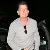 Charlie Sheen lors d'une sortie au restaurant à Los Angeles le 27 août 2016.