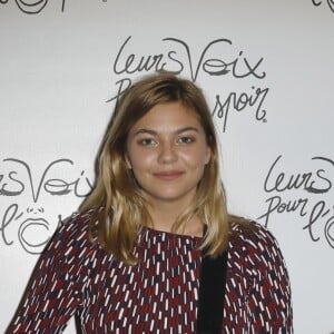 Louane Emera - Photocall de la 6ème édition du concert caritatif pour l'association "Leurs Voix Pour l'Espoir" contre le cancer à l'Olympia à Paris le 12 octobre 2017. © Marc Ausset-Lacroix/Bestimage