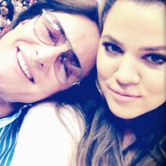 Caitlyn Jenner (alors Bruce) et Khloé Kardashian en 2013.
