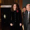 La duchesse Catherine de Cambridge, enceinte de son troisième enfant, a assisté avec la famille royale britannique au Festival of Remembrance 2017 pour la commémoration du 11 novembre au Royal Albert Hall à Londres le 11 novembre 2017.