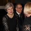 Theresa May, Premier ministre du Royaume-Uni, au Festival of Remembrance 2017 pour la commémoration du 11 novembre, au Royal Albert Hall à Londres le 11 novembre 2017.