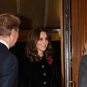 Kate Middleton, enceinte, au Festival of Remembrance 2017 pour la commémoration du 11 novembre, au Royal Albert Hall à Londres le 11 novembre 2017.