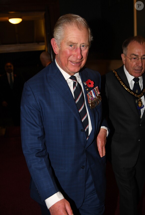Le prince Charles au Festival of Remembrance 2017 pour la commémoration du 11 novembre, au Royal Albert Hall à Londres le 11 novembre 2017.