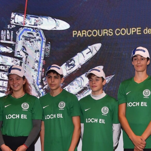 Le prince Albert de Monaco et le prince Andrew, Duc d'York, parrains de la branche monégasque de l'association britannique Outward Bond, étaient réunis le 8 novembre 2017 au port Hercule en principauté pour la première édition de la régate d'aviron The Princes' Cup. © Bruno Bebert / Bestimage