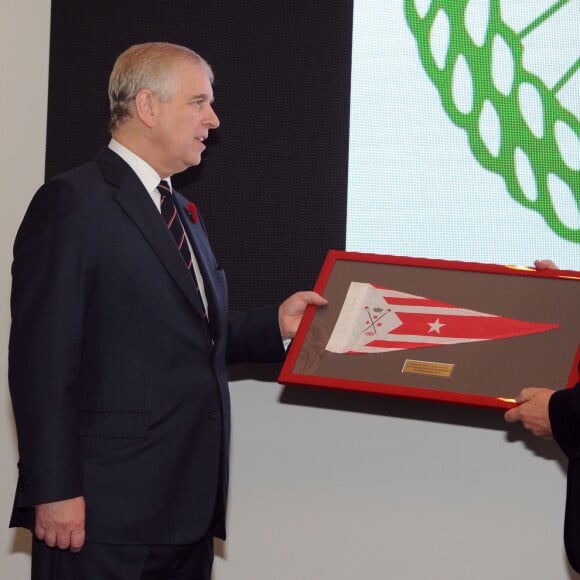 Le prince Albert de Monaco et le prince Andrew, Duc d'York, parrains de la branche monégasque de l'association britannique Outward Bond, étaient réunis le 8 novembre 2017 au port Hercule en principauté pour la première édition de la régate d'aviron The Princes' Cup. © Bruno Bebert / Bestimage
