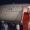 Brigitte et Emmanuel Macron quittent Abu Dhabi avec l'avion présidentiel. Instagram, novembre 2017.