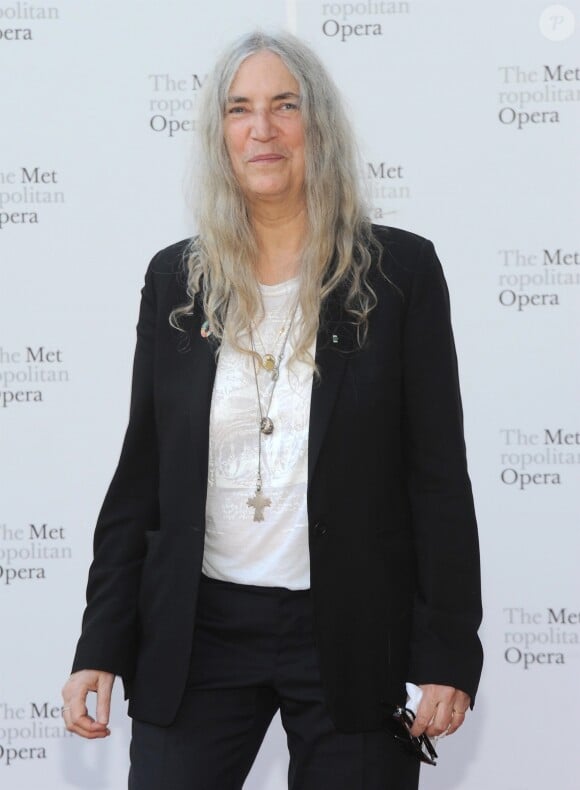 Patti Smith à la soirée d'inauguration de l'Opera Metropolitain à New York, le 25 septembre 2017.