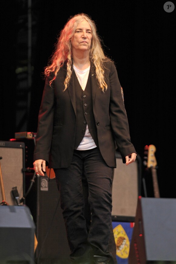 Patti Smith en concert à Hambourg, le 16 août 2017. © Future-Image via Zuma Press/Bestimage