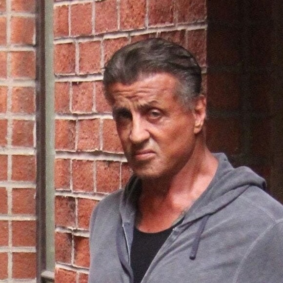 Sylvester Stallone à la sortie d'un centre médical à Beverly Hills, le 1er novembre 2017