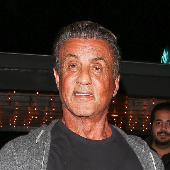 Exclusif - Sylvester Stallone est allé dîner en famille au Casa Vega avec ses filles et sa femme Jennifer Flavin à Sherman Oaks le 7 octobre 2017.