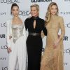 Bella, Yolanda et Gigi Hadid aux Glamour Women of the Year Awards à New York. Le 13 novembre 2017.